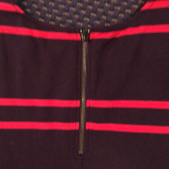 Old Navy XXL brown & red striped maternity dress - Picture 8 of 9